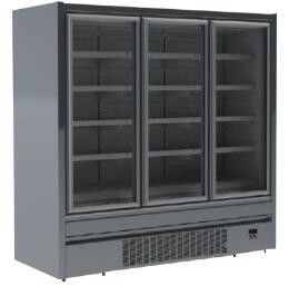 Congelador de cristal vertical de la puerta de 3 puertas para la refrigeración del supermercado enchufar