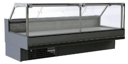 Vitrina R290 de la tienda de delicatessen de los mariscos de la carne de la ensalada del queso de DC2 Pissa encajonada