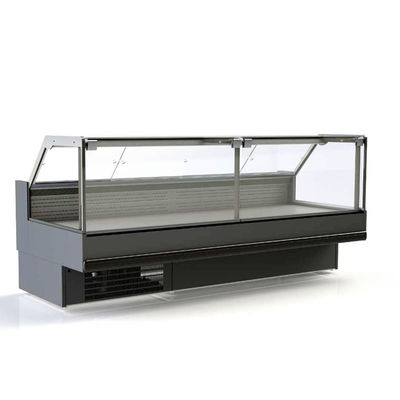 Vitrina de cristal rectangular de la tienda de delicatessen de la carne para los mariscos de la ensalada del queso