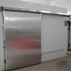 Paseo de la conservación en cámara frigorífica de la puerta deslizante en el refrigerador eléctrico y manual