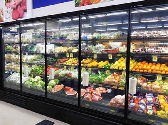 Del supermercado de las puertas de la puerta del congelador del refrigerador de cristal de cristal vertical de la puerta 3/4/5/6 autónomo