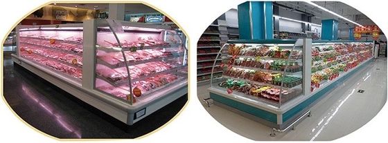 Multidecks Semi-verticales de la vitrina de la torta del caso de Grab&amp;Go para el postre de la torta de la empanada