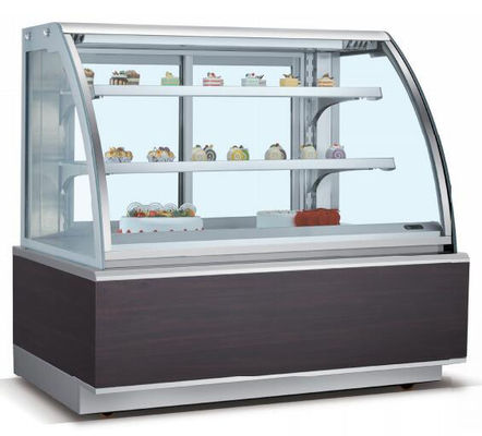 2-8 gabinete de exhibición refrigerado grado de la torta de la vitrina de la empanada 370L 461L 553L