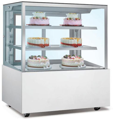 Vitrina refrigerada refrescada aire de la torta de la vitrina de la panadería de la encimera