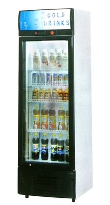 Refrigerador vertical de la sola puerta de la bebida de R134a con el aire del toldo refrescado