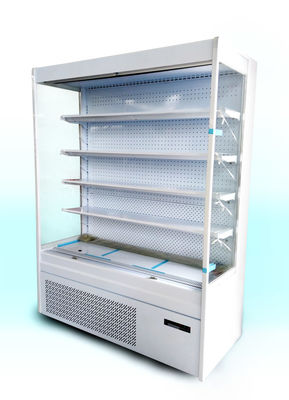 El refrigerador abierto de la exhibición de la exhibición de Multideck del supermercado abierto del refrigerador 220V enchufa