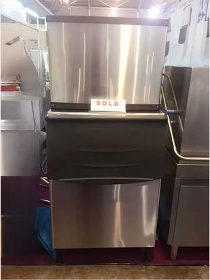 Postre de acero inoxidable caliente ULTRAVIOLETA automático 500kg de la máquina de hielo de la esterilización SK-500P pequeño