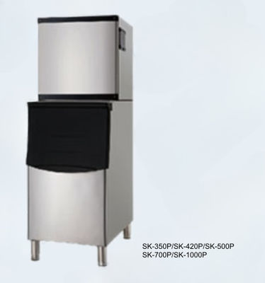 Tipo modular máquina de Sk-350p de hielo del cubo ningún pequeño postre comercial de limpieza que desmonta