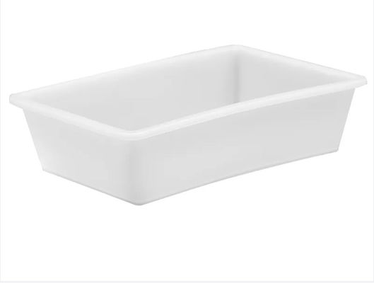 Caja de almacenamiento de juguetes de jardín de infantes rectangular de plástico Cesta de supermercado Cesta de clasificación de fruta seca