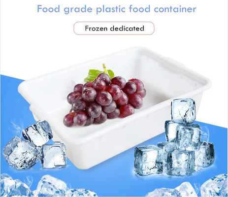Cesta especial de almacenamiento en frío de plástico rectangular espeso