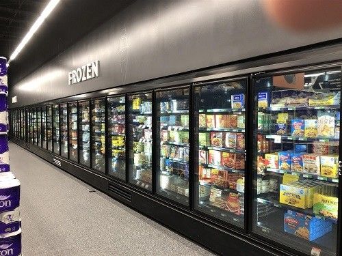 Puerta de cristal del congelador de la baja temperatura para la refrigeración del supermercado