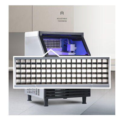 Almacenaje del hielo rápido comercial de la barra KTV de hielo de SK-210P pequeño de la máquina vertical del cubo alto