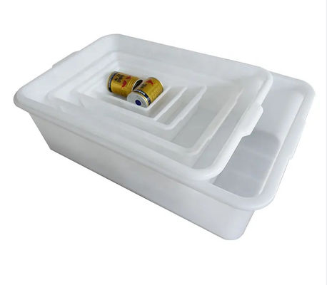 Cuenca de plástico de caucho blanco espeso Cuenca de tortuga Caja de plástico cuadrada Cuenca de lavado
